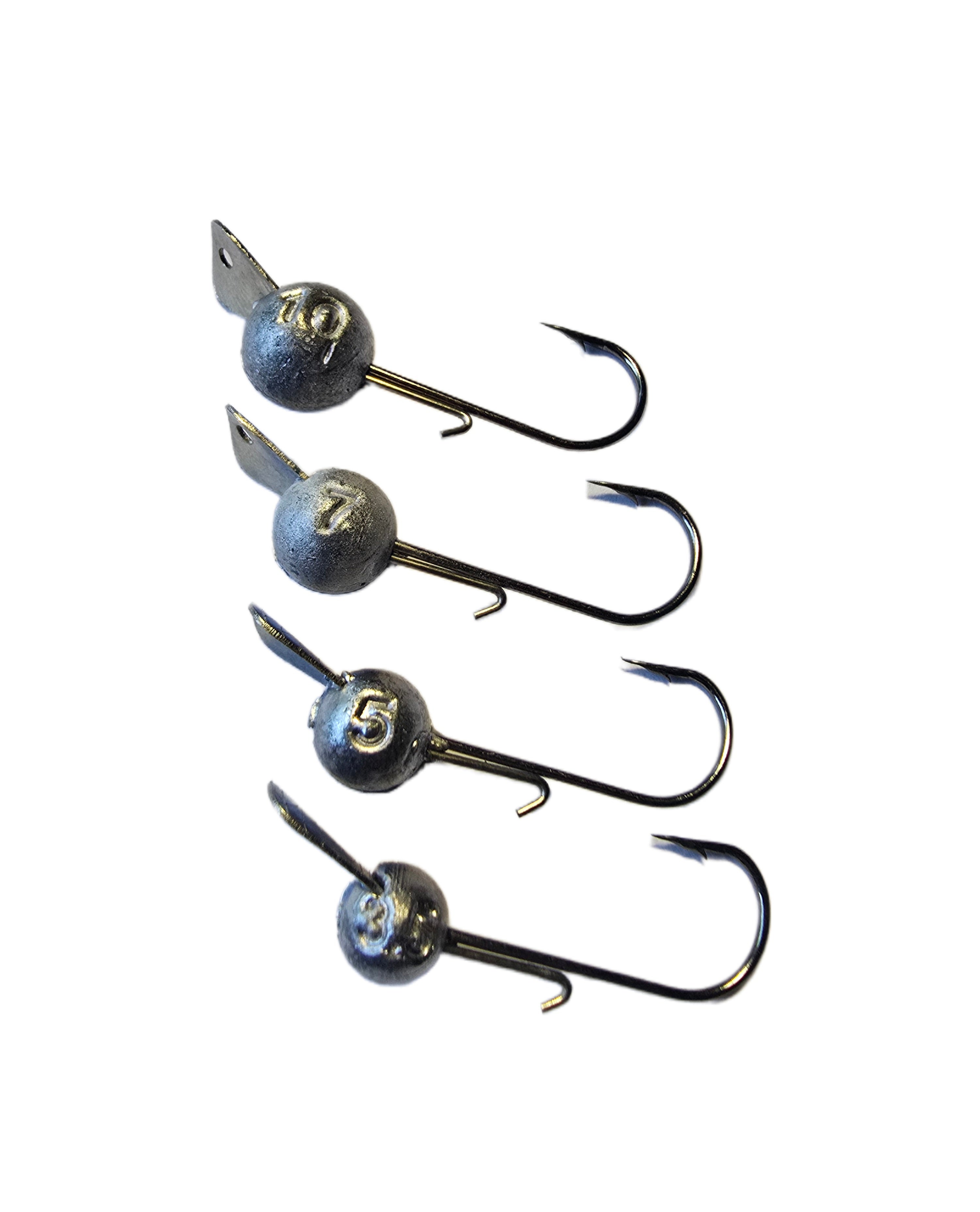 Xplurtak Tungsten Smart Lip Jigheads 10-Pack