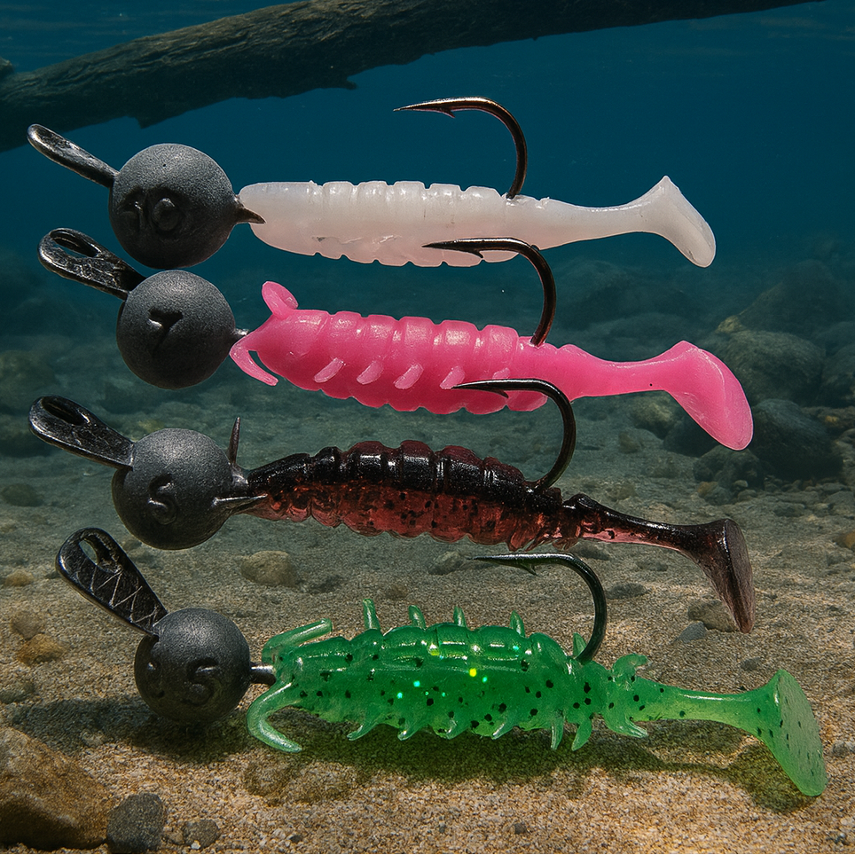 Xplurtak BugWobbler Jig™  Softbaits 10-Pack